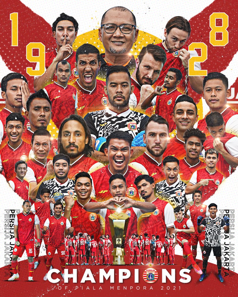 CHAMPIONS OF PIALA MENPORA 2021!! 🏆🔥🐯

#PersijaDay #PialaMenpora2021 #DukungDariRumah #BelieveIn12 #PersijaJakarta