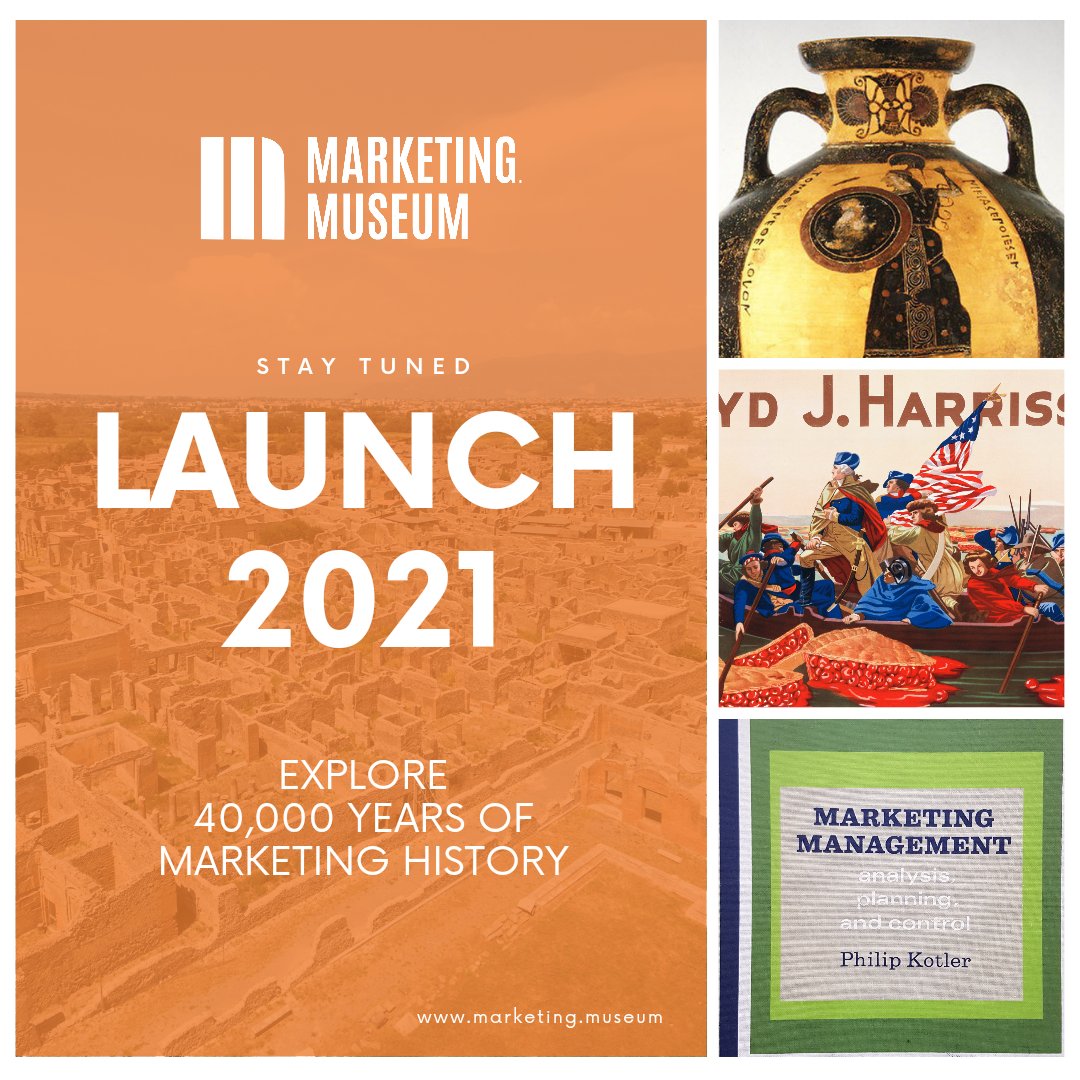 Stay tuned for the 2021 launch of the worlds first museum of marketing which will cover the complete history of marketing!

#marketing #marketingmuseum  #museumofmarketing #marketinghistory #historyofmarketing #advertising #marketingmuseum  #history #marketinggeschichte #museum