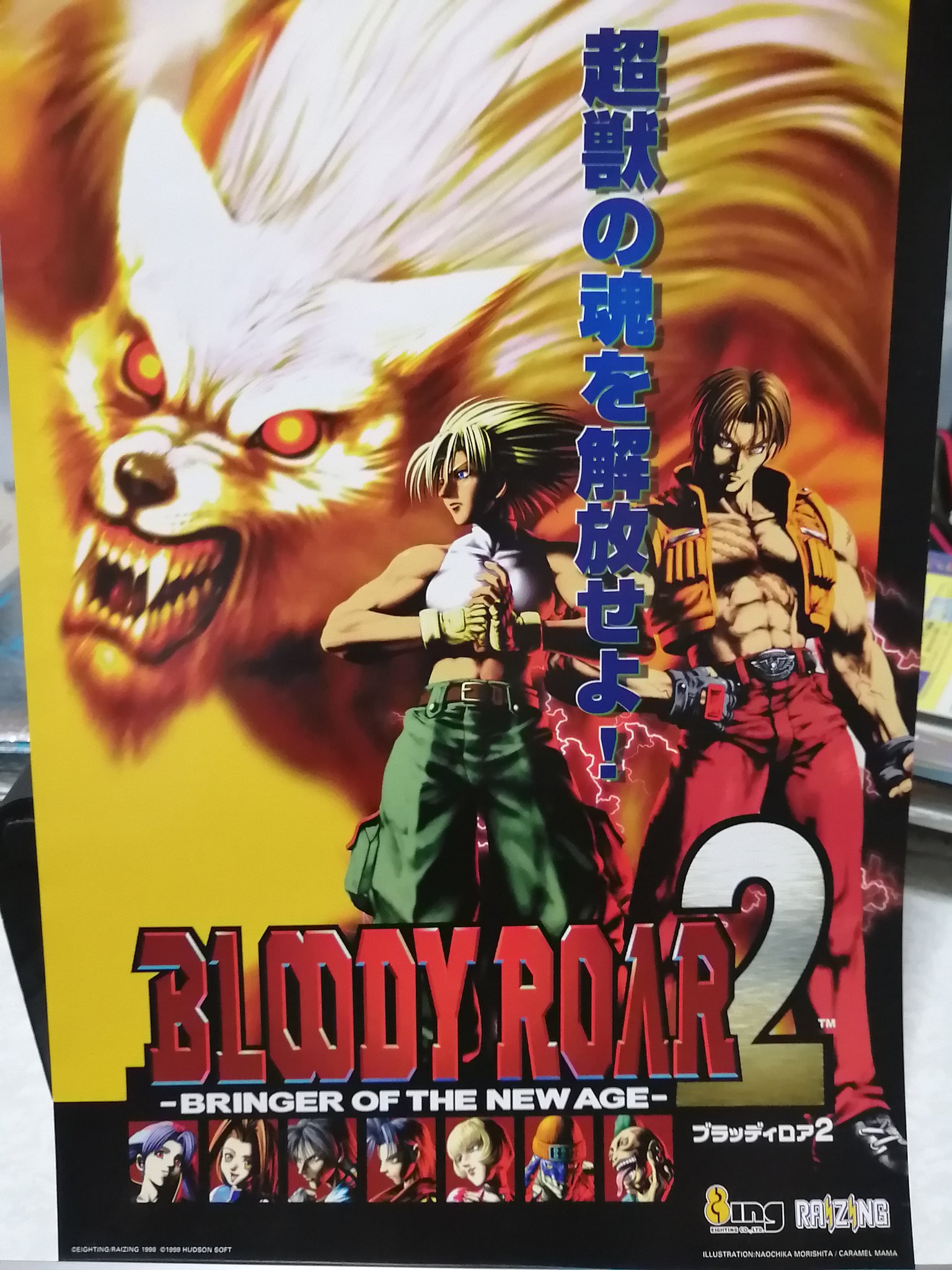 BLOODY ROAR 2 ブラッディロア 超獣進化論 PS 攻略本セット Nintendo