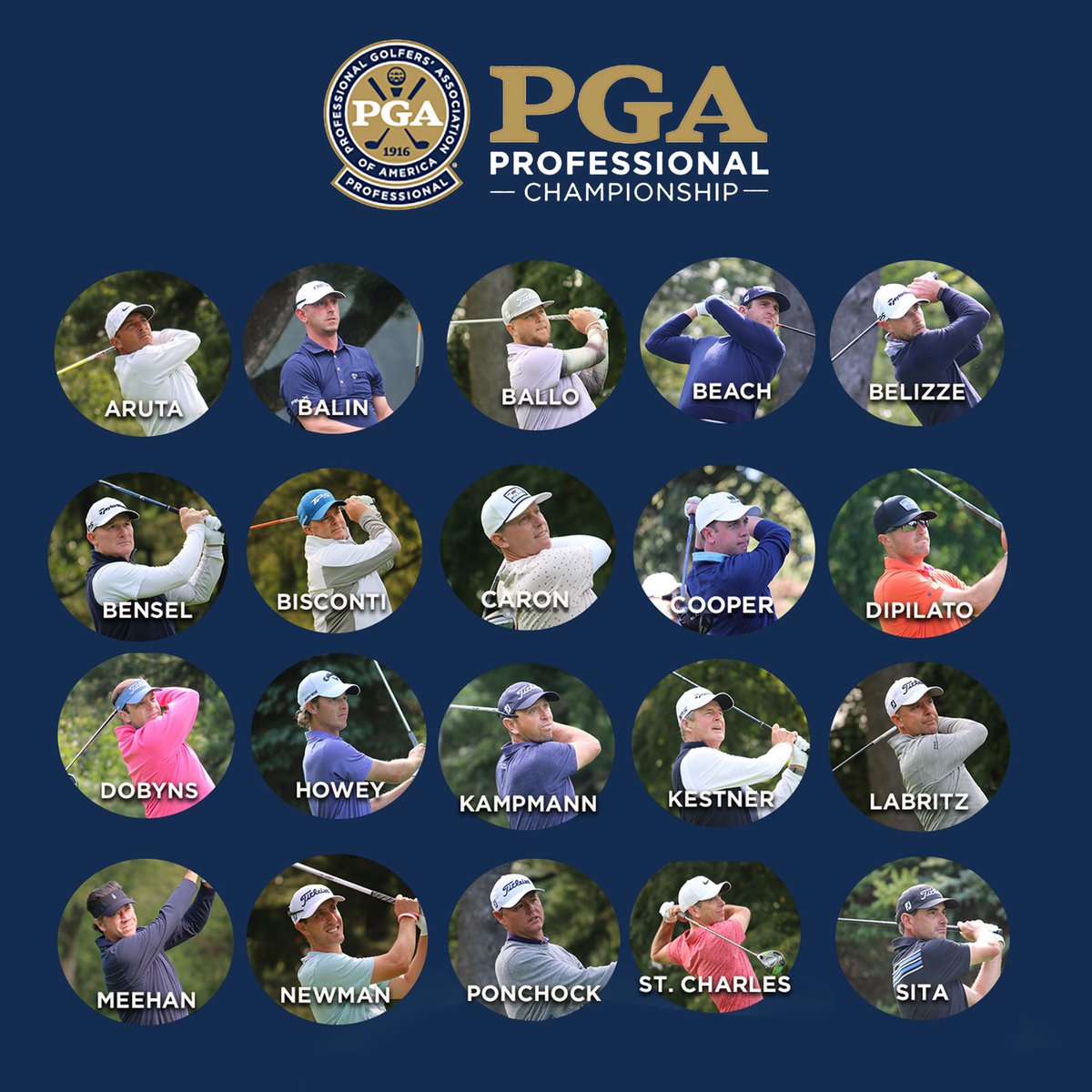 The PGA Professional Championship is underway! Be sure to follow our Met PGA Pros through the Live Leaderboard here: pgaprochampionship.com/leaderboard