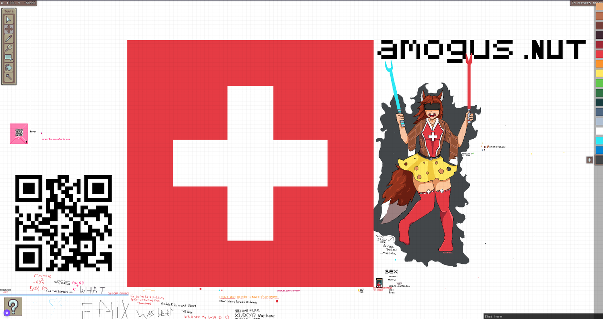Our Swiss friends have made a massive 1 million pixels sized flag of Switzerland! All with manual labor! Anyone that can top that?