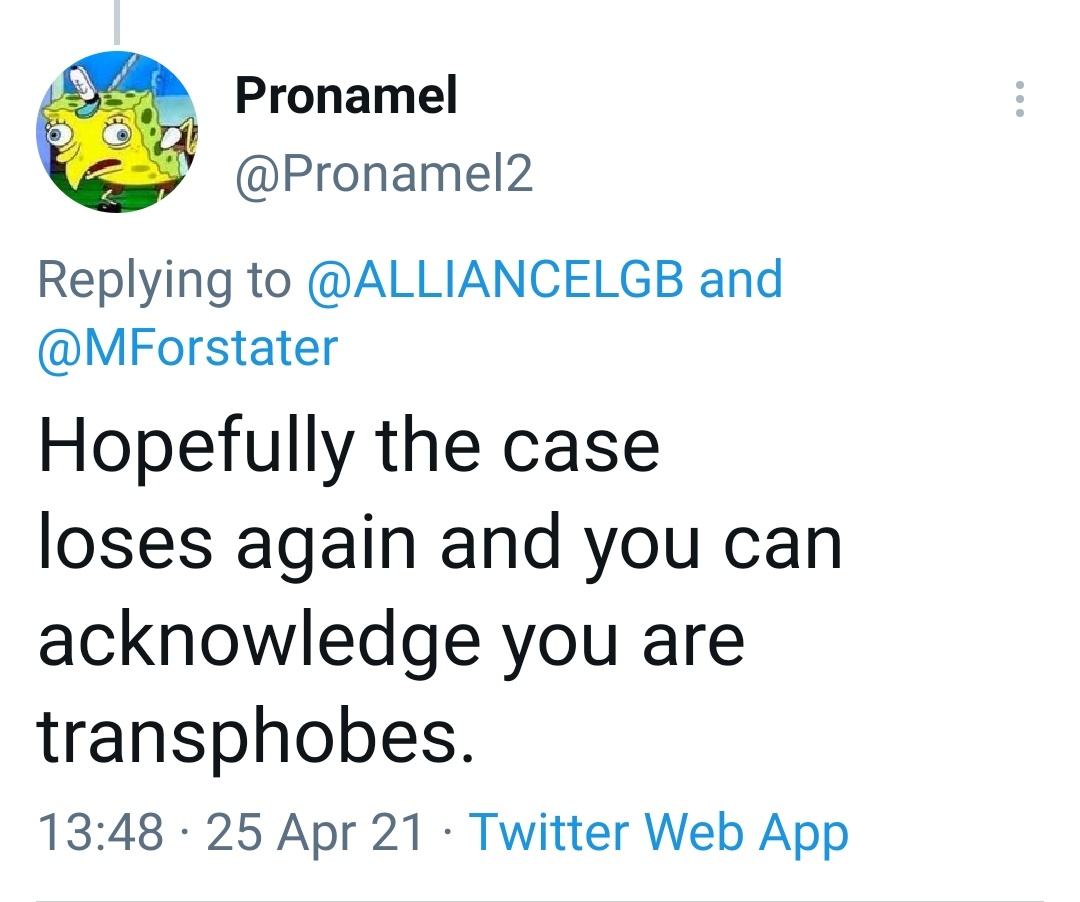 Yvonne states in their bio that they are intersex. I assume this is the context in which the statement arises.