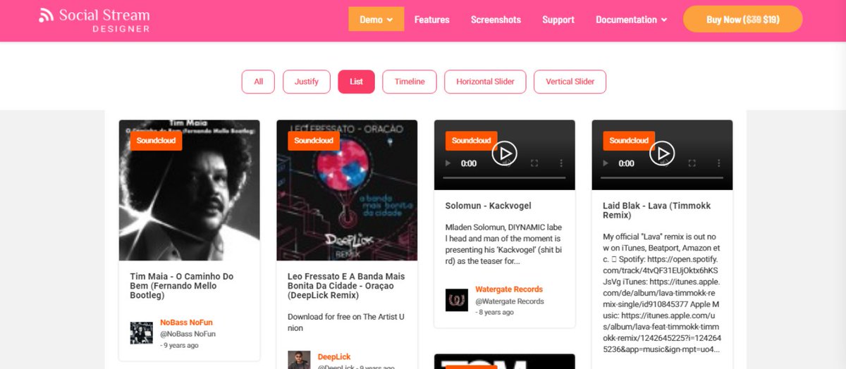 marymartinjr's tweet image. Display multiple #socialmedia posts on a single page.
How?🤔

Try the #SocialStreamDesigner WordPress plugin &amp;amp; create incredible #socialfeed posts to engross visitors. 👉bit.ly/3beizK8 

#WordPress #socialstream #plugin #wordpresswebsite #Twitter #plugin #Webdesign