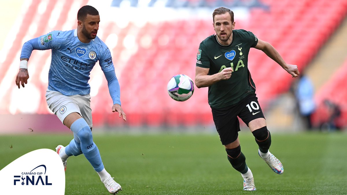 61 - One hour gone... Come on, lads! 💪 🔵 #MCFC 0-0 #THFC 🟢