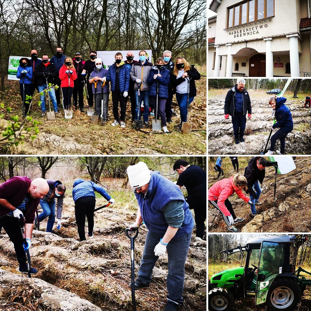 DlaBialoleki's tweet photo. Sadzimy las na Choszczówce 💚

#dzieńziemi #earthday #sadzimylas #las #nadleśnictwodrewnica #partner #dęby #brzozy #drzewa #trees #lasypaństwowe @LPanstwowe #białołęka #choszczówka #RazemMożemyWięcej https://t.co/U4FlOdL8IK
