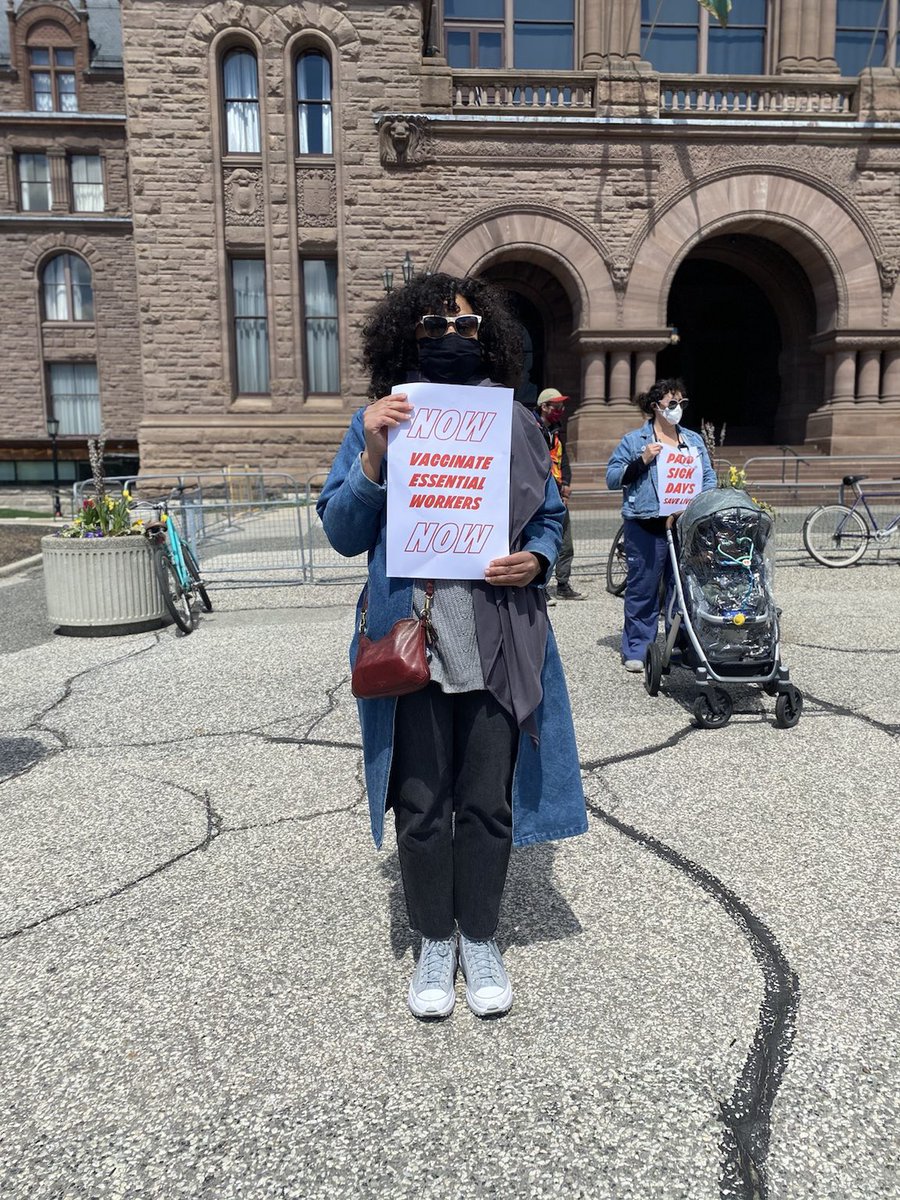 HPAP_Ontario's tweet image. ✅Get police out of our public health response 
✅vaccinate essential workers and people in hotspots
✅ paid employer provider sick days 

We need to fight back 

#HealthWorkersFightBack