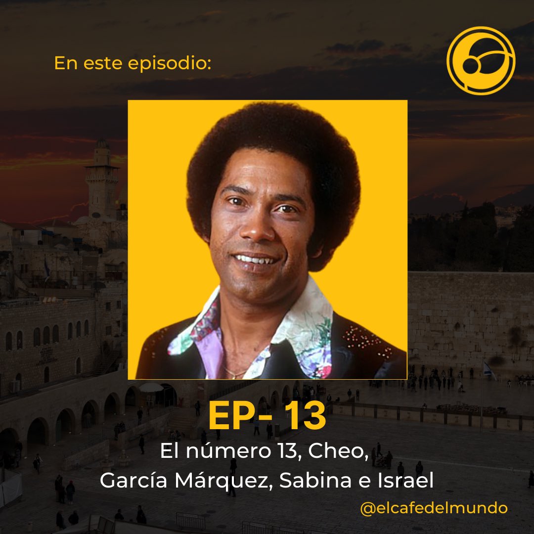 ElCafeDelMundo's tweet image. Amigos @ElCafeDelMundo está servido en su volumen 13, hoy @RicardoMendivil y @csanabria hablaron de las supersticiones con el número 13, también de Cheo Feliciano, García Márquez, Joaquín Sabina e Israel que al parecer venció al #Covid.  ☕️🌍🎙
open.spotify.com/episode/2uBfMU…