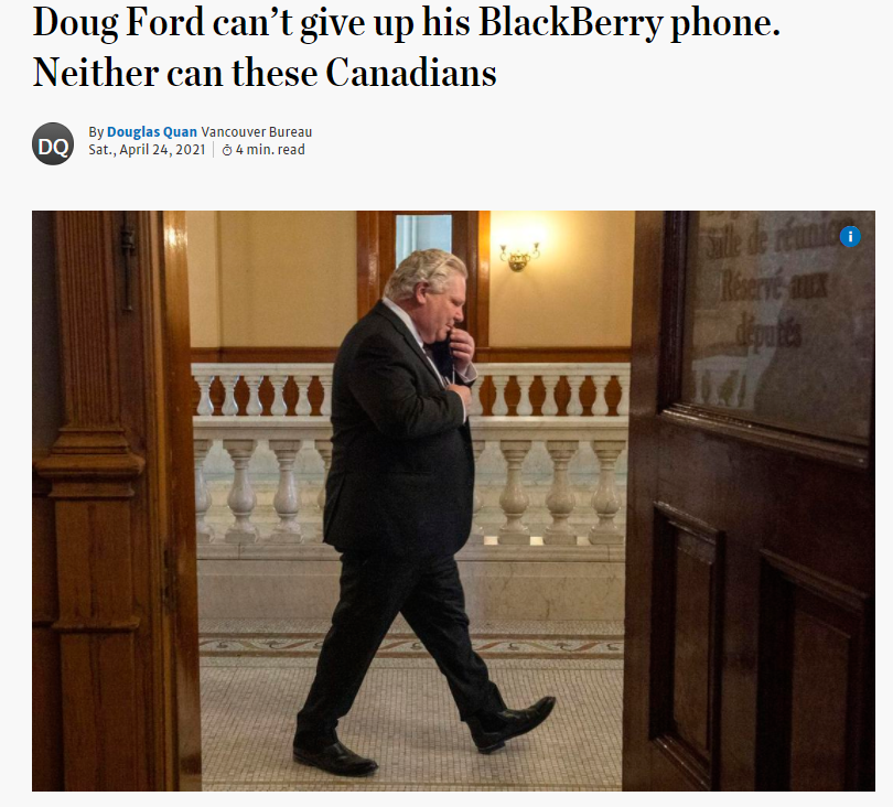 SchoolsEconomy's tweet photo. Education has come along way since the days of the Blackberry! 

Help Doug Ford get the message -- Don’t Shortchange Education at https://t.co/YGYLaSLbSn https://t.co/gdu6VeAiuS