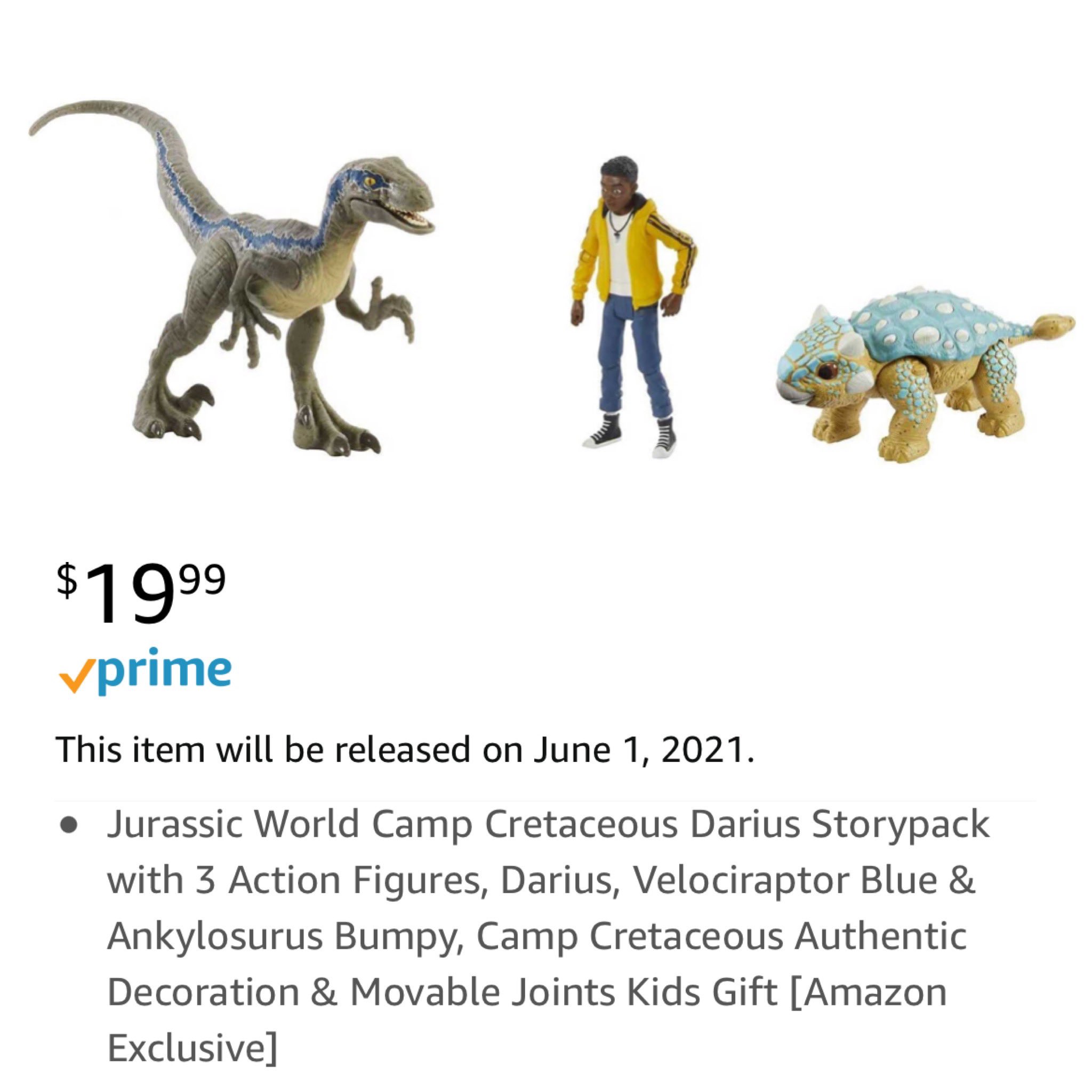 Collect Jurassic Amazon Exclusive Camp Cretaceous 3 Pack Uncovered And At 19 99 It S A Steal Bumpy And Darius Figures That Are Both Hard To Come By For A Good Price Collect Jurassic Amazon Exclusive Camp Cretaceous 3 Pack Uncovered And At 19 99 It S A Steal Bumpy And Darius Figures That Are Both Hard To Come By For A Good Price
