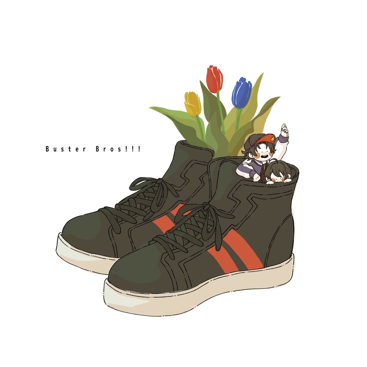 「いちにぃのお靴に忍び込む弟's 」|まるのイラスト