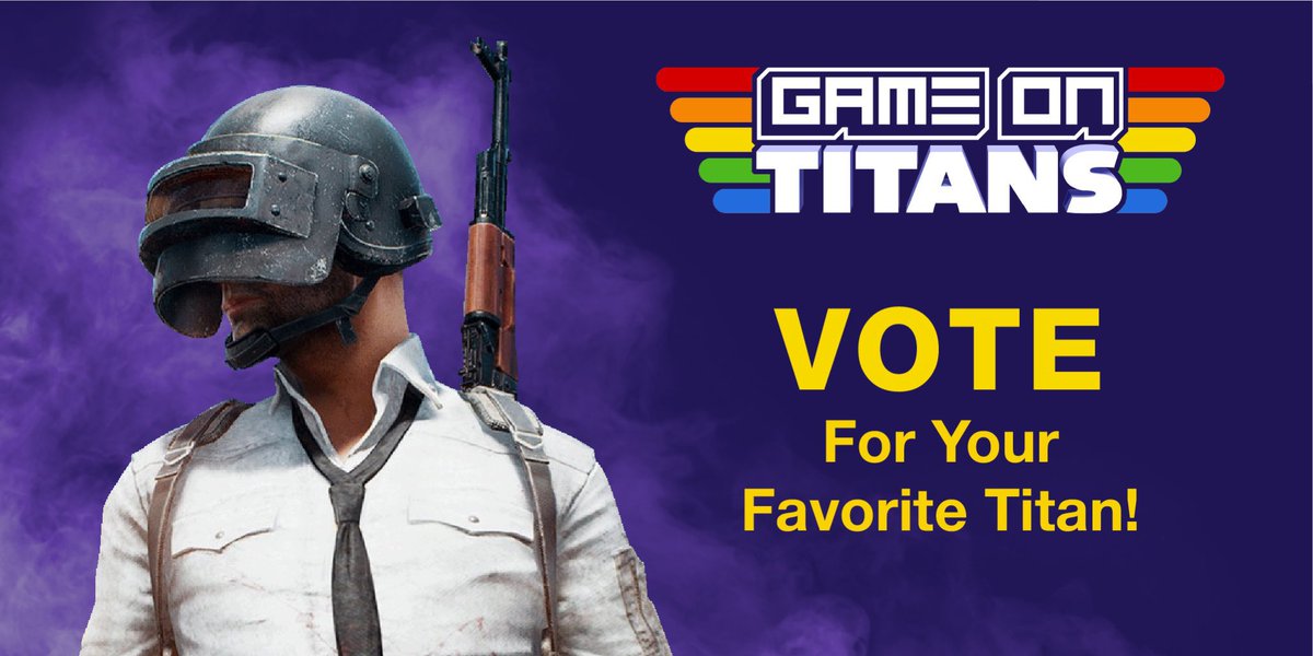 The7WG's tweet image. VOTING TIME!
PUBG Mobile players &amp;amp; fans!
Check out Amazon GameOn Titans bit.ly/TitansGameOn 
Cast a Vote for YOUR Favorite Titan! I already did for mine 
🤩 
#GameOnTitans #GameOnPartner #PUBGMOBILE
#AD