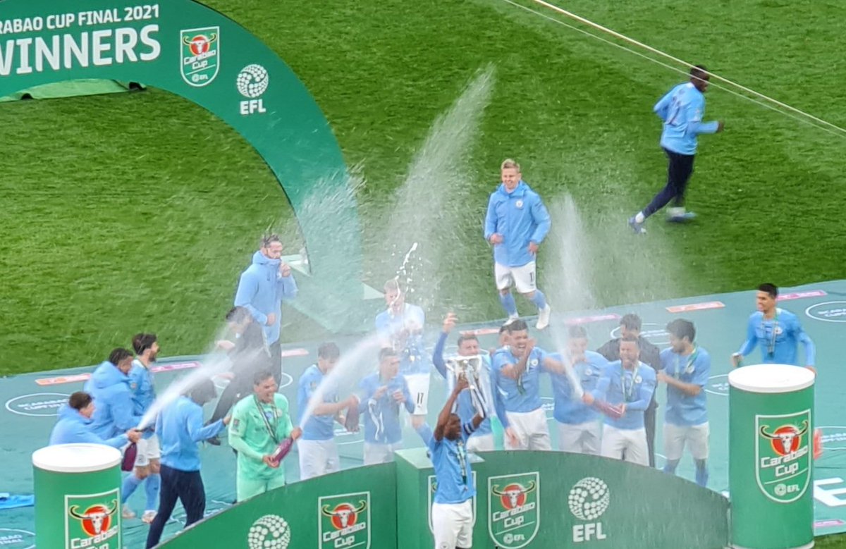 Congratulations <a href="/ManCity/">Manchester City</a>. Not a classic match, but great to be back in a stadium again.  <a href="/Carabao_Cup/">Carabao Cup</a> <a href="/CarabaoUK/">Carabao UK</a> <a href="/projectfive/">pj w</a> <a href="/wembleystadium/">Wembley Stadium</a>