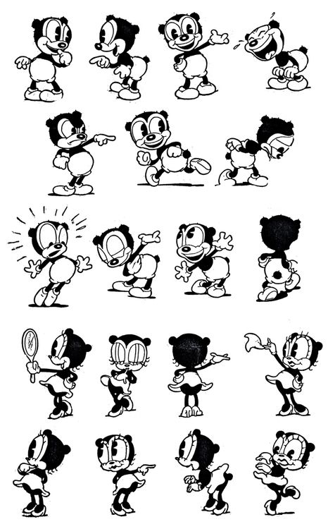 TW: racist imagery....Shiny eyelids are common in rubberhose animation. All early US cartoons are minstrels. Artists went to performances and used them as the basis for their designs. Shiny eyelids are a natural Black feature that incorporated into the style of rubberhose.
