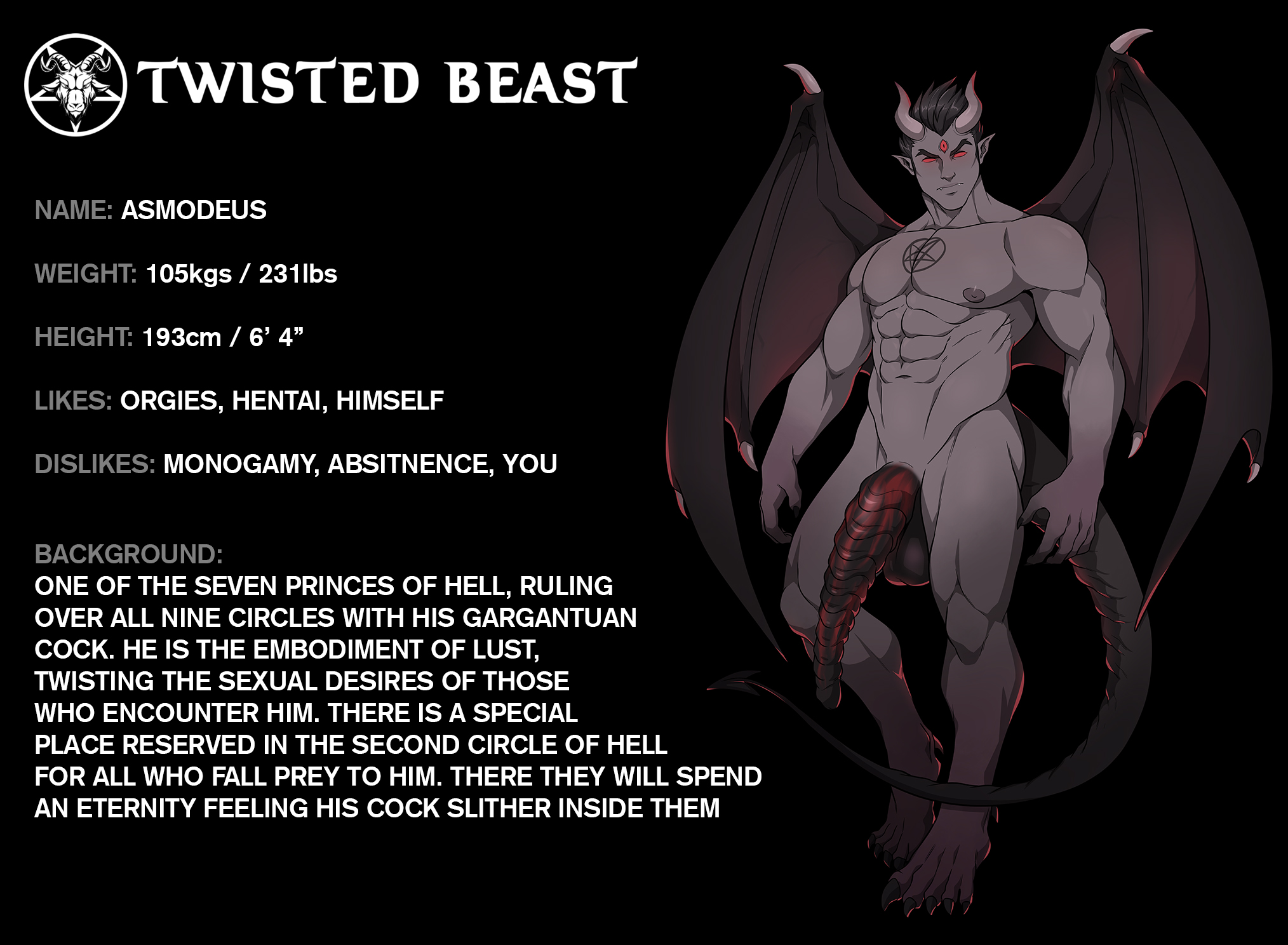 TWISTED BEAST on X: Here's what you need to know about Asmodeus  t.coWHhueE3I7q  X