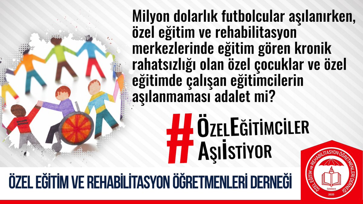ozro_der's tweet photo. Özel sektör eğitimcileri KÇÖ ile başbaşa bırakılıp,ÖZLÜK HAKLARI OLMADAN maksimum sömürülmesine göz yumuldu.
Sağlıkları ve hayatları görmezden geliniyor.
Özel sektör eğitimcileri acilen aşılanmalıdır.
#ÖzelEğitimcilerAşıİstiyor
@ziyaselcuk
@drfahrettinkoca
@tcookgm
@osob_turkiye https://t.co/f3wLx7Bshg