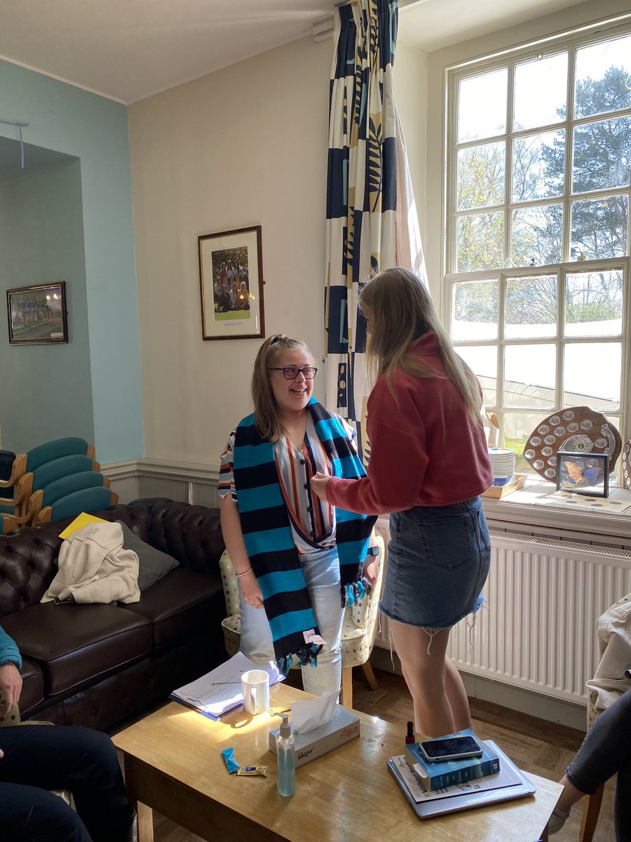 Robertson_Sed's tweet photo. A huge thank you to our fantastic ASHM Jayde who leaves us today and thanks to Flora for awarding her #HouseColours 💙⭐️🦋 https://t.co/f48a2vjEsO