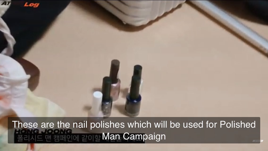 Hongjoong has been painting his nail for over 2 years for the Polished Man Campaign and after a while other members also joined him. ATEEZ became the ambassadors for the campaign and already raised about 30000$ for it