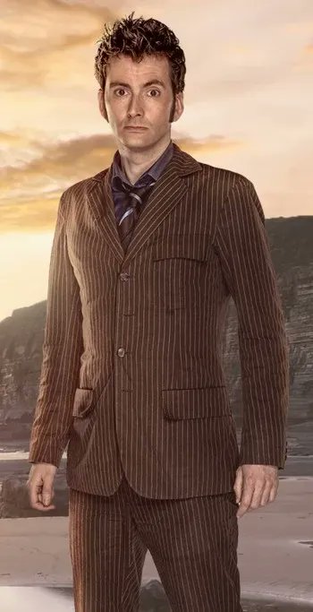 6) The Tenth DoctorAs a ten stan I have very strong opinions about every outfit he wears, however this one in particular isn't my favourite. The blue suit on the other hand would be a lot higher