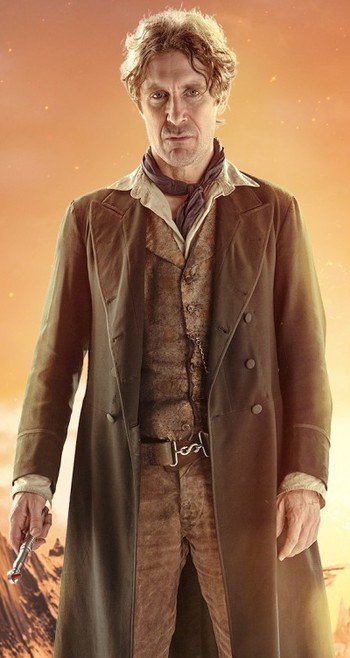 2) The Eighth DoctorLooks so fucking good, long coat, I like the scarf thingy and the waistcoat is just amazing1