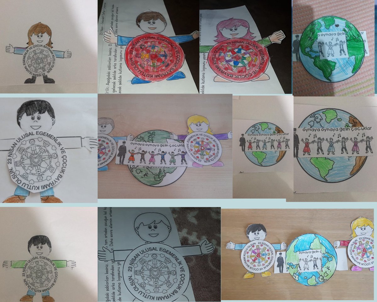 23 Nisan için kodlama çalışmalarımız -kes yapıştır etkinliğimiz🥳🥳