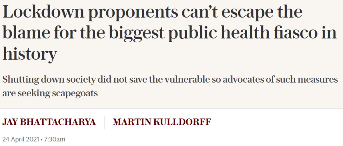 Everywhere you turn, there they are, day in, day out: the Great Barrington Declaration authors, spreading harmful misinformation. What's going on? Perhaps it has something to do with the so-called "Fairness Doctrine."A mini-thread 1/n