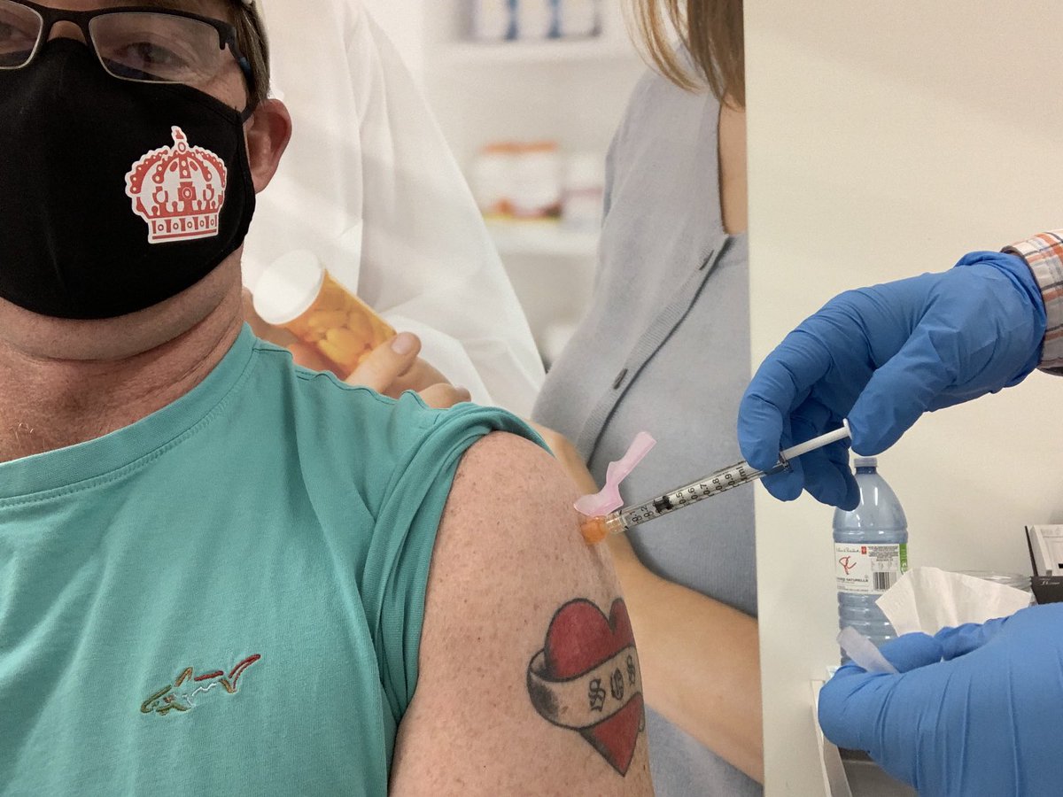 Injection #1 yesterday.