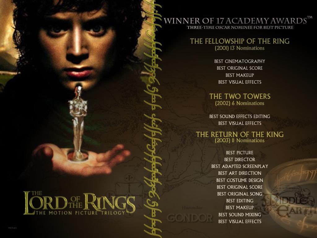 The Lord of the Rings: The Fellowship of the Ring Wins Visual