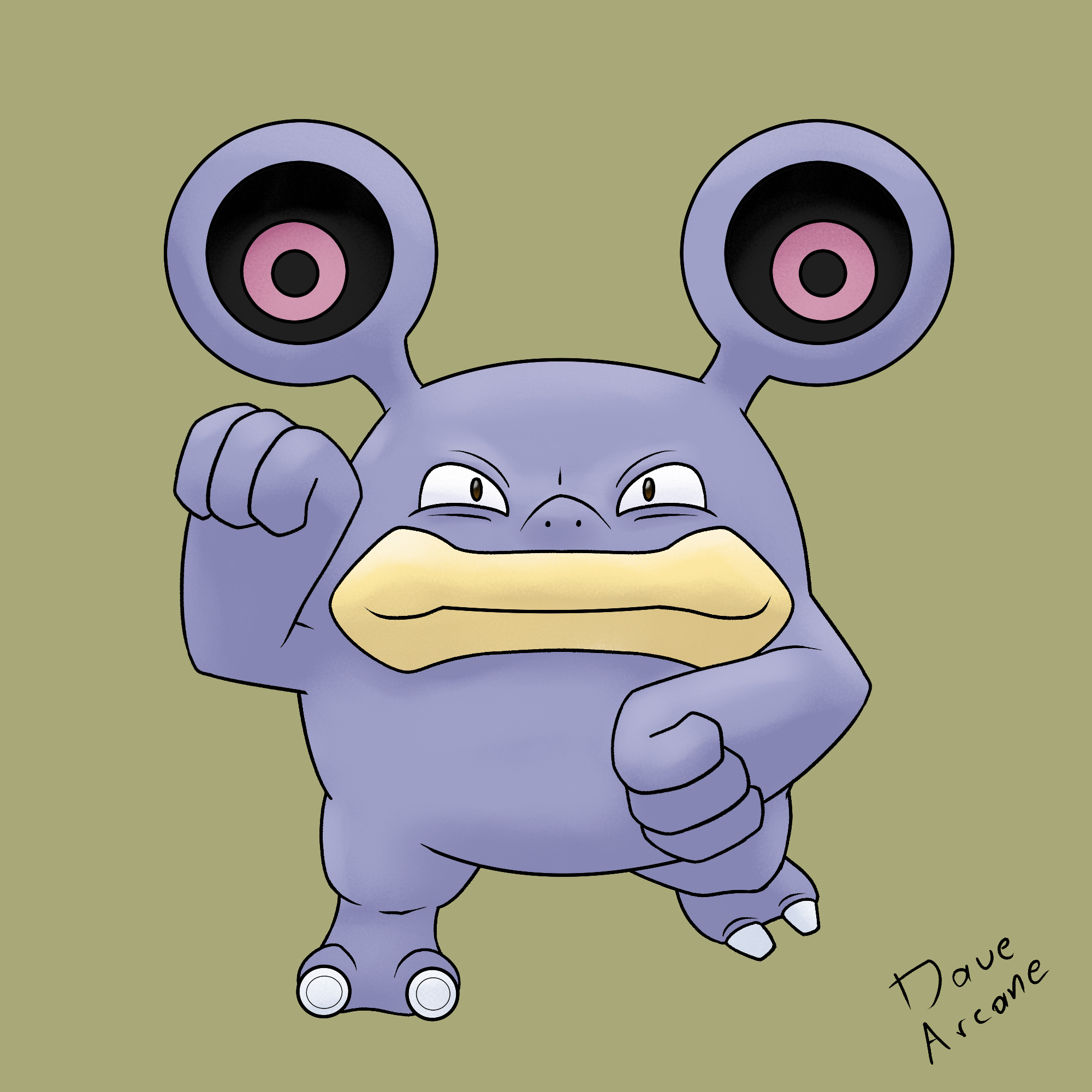 Dave Drawing 1 Pokemon Each Day Day 294 Of Drawing One Pokemon Per Day I Never Expected My Whismur To Evolve Into This But I Still Liked It Follow Me