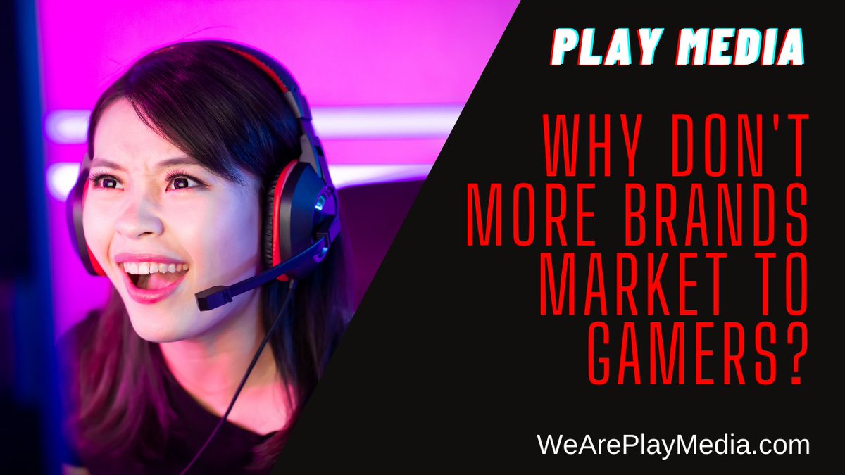 Play Media Replay - Why don't more brands market to gamers?

via <a href="/weareplaymedia/">Play Media</a>  #PlayMediaReplay #gaming bit.ly/3bmVXKF