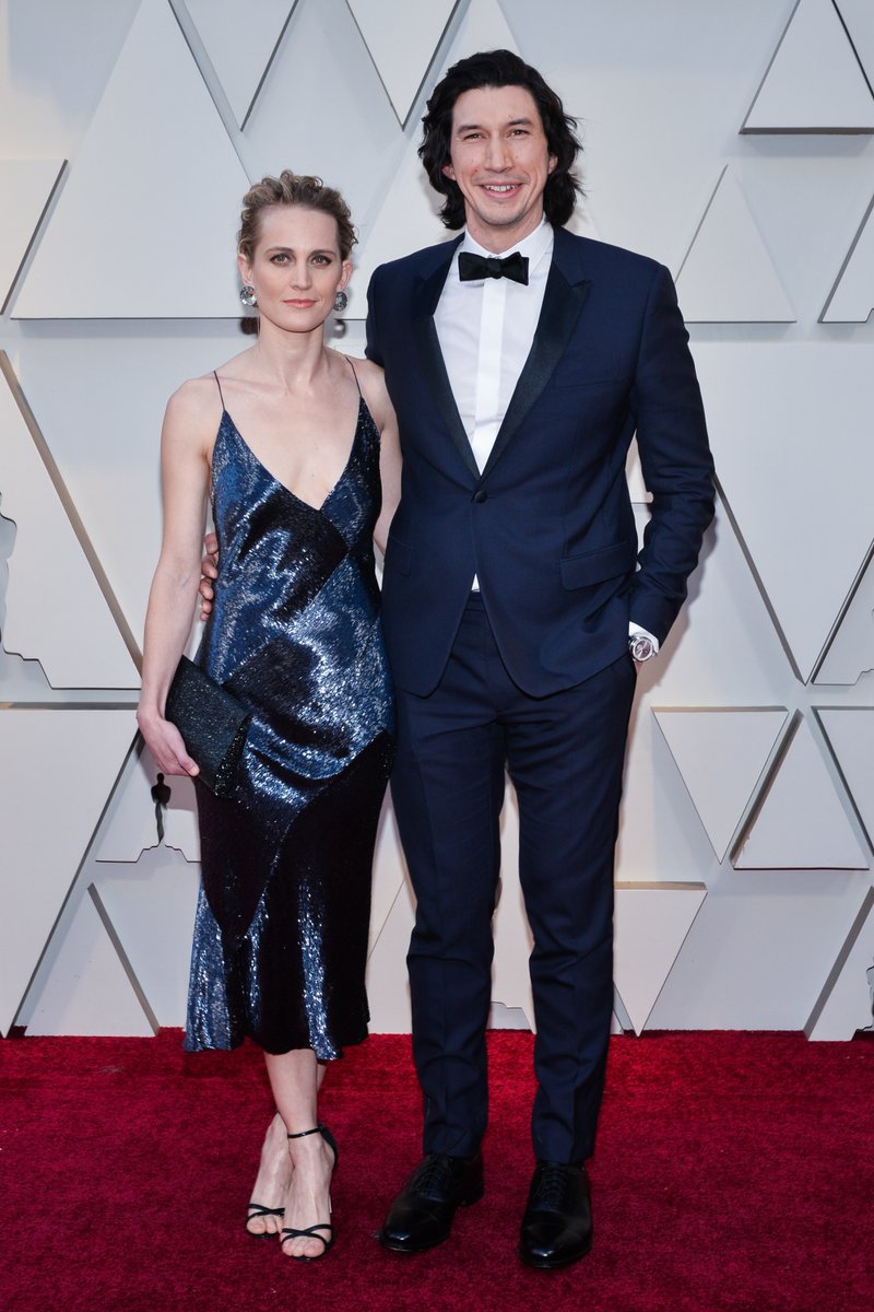 AdamDriverBRA's tweet photo. Relembrando Adam Driver e Joanne Tucker na Academy Awards de 2019 e 2020 #Oscars https://t.co/JDny6owdFW