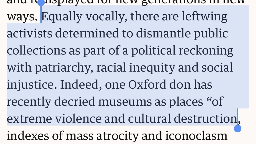 the identity of this nameless Oxford don — selectively quoted and accused of “activism” by Tristram Hunt in an op-ed seeking to fuel the fake ‘culture war’ framing in the national press today — is a total mystery