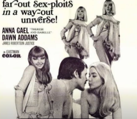 BigBiograph's tweet photo. Is #ZetaOne the worst British film ever made?

Featuring cheap sets, cheap outfits, embarrassed-looking S&amp;M and #JamesRobertsonJustice reading his lines off his trousers.

Find out why in episode 3 of the Big Screen Biograph - https://t.co/gu4PpsNaq2

GREAT theme song though. https://t.co/1e1Rv1gxJW