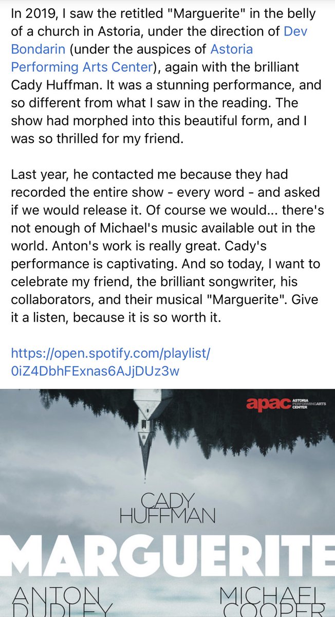 From first reading to original cast recording on <a href="/BwayRecords/">Broadway Records</a> - words of love and support from musical theatre Saint <a href="/divarobbie/">Robbie Rozelle</a>! ♥️🎶 cc: <a href="/coopstah/">Michael Cooper</a> <a href="/CadyHuffman/">Cady Huffman</a> <a href="/devbond/">Dev Bondarin</a> <a href="/APACnyc/">APAC</a> #antondudley