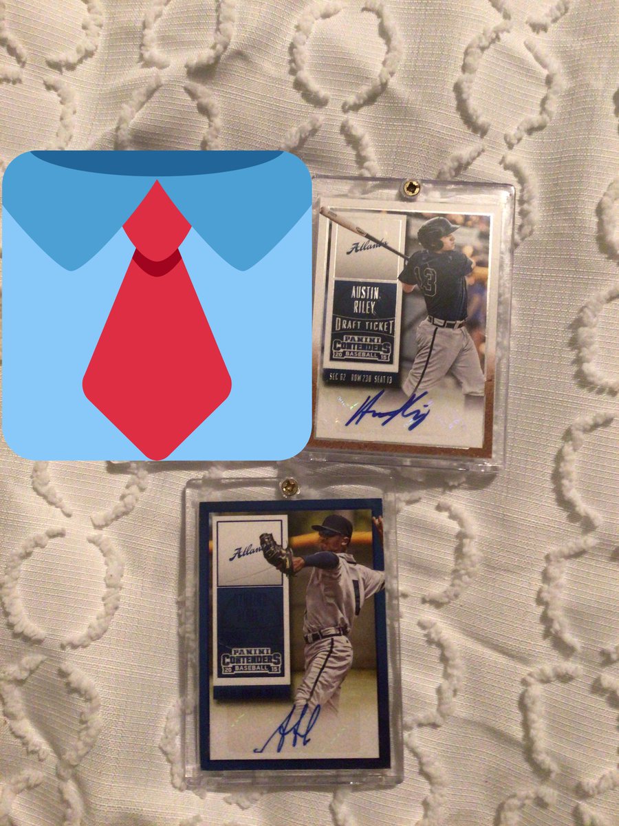 FootsCards's tweet photo. @HobbyConnector Riley and Albies autos $40 shipped for both
AJ Dillon RPA /49 $35 shipped Atlanta Braves TBH $20 shipped and Ohtani lot $40 shipped. All OBO https://t.co/5ZxspWeCqk
