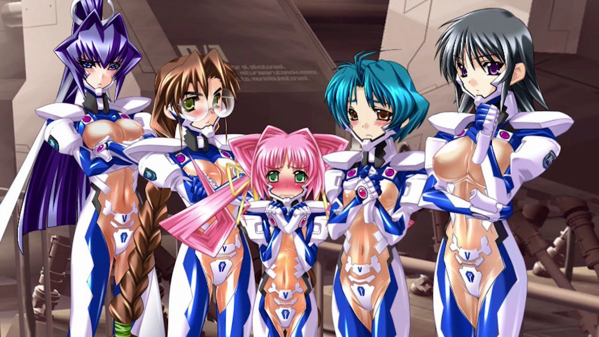 it's not without its problems - it still has anime horny in it, including these ridiculous flight suits they have to wear to pilot their mechas (did i mention there are mechas)they get less skin-colored ones later, ostensibly this is to Increase Their Teambuilding. Yeah