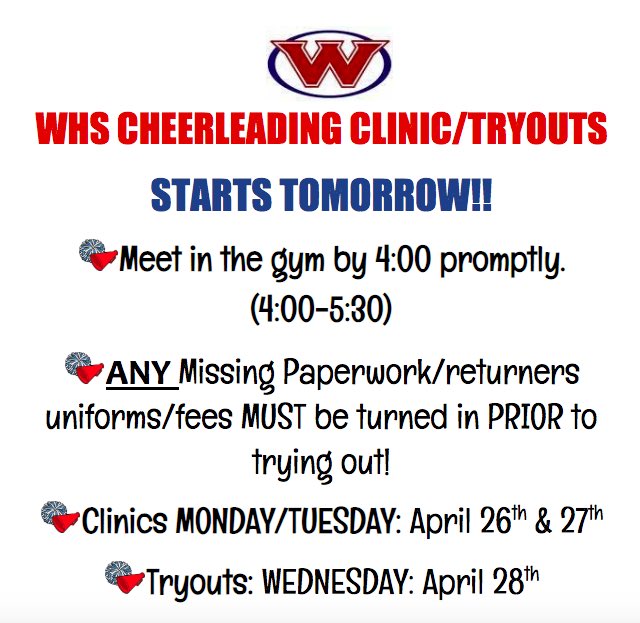 LindseyMParks's tweet photo. @lara_katelyn @WHSRebelCheer @WestHighAD https://t.co/AYm1gn3roB