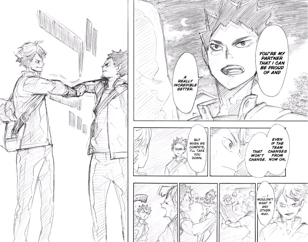 oolongeclipse's tweet image. #hqpowrimo day 25: write a poem for a specific occasion 

another #iwaoi ! finally had the time to participate in this event - i wrote about their scene under the lamplight from the seijoh bonus. one of my fav haikyuu scenes ever :’) 

@hqpowrimo #napowrimo