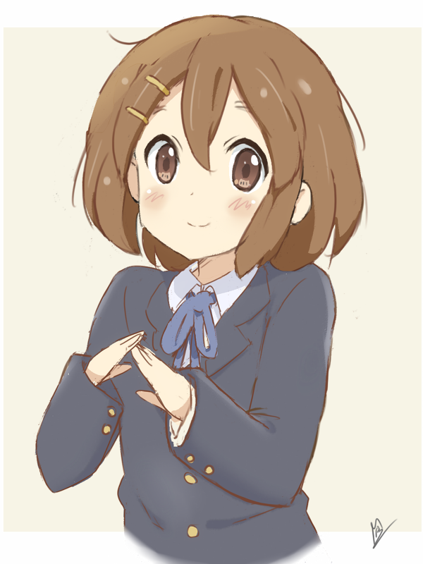 平沢唯 「唯ちゃん

#けいおん 」|MA-2㌠のイラスト