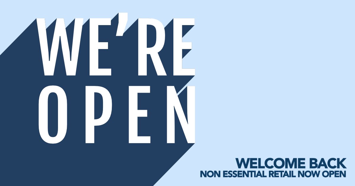 Welcome back to Kingsgate Shopping Centre!
We're delighted to be open again for non essential retailers, with safe shopping measures in place.