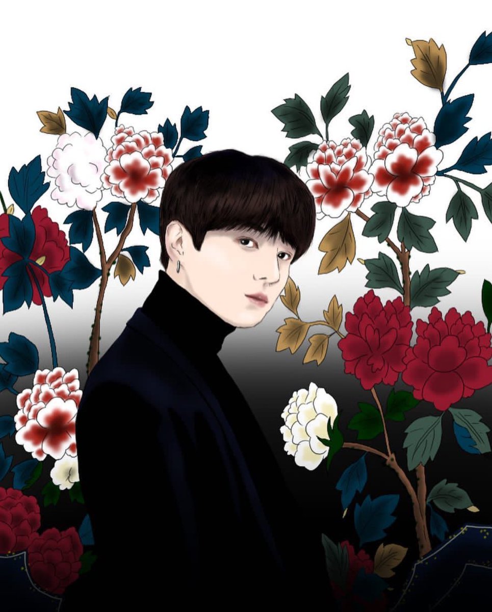 this gorgeous drawing of jungkook