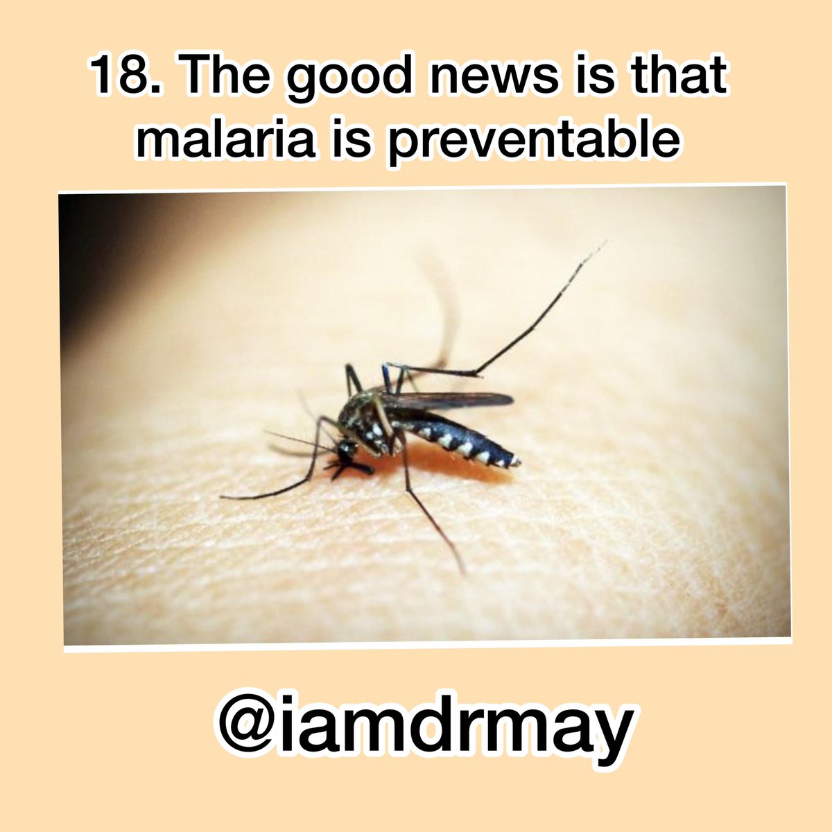 Use of mosquito nets, clear bushy areas, ensure no collection of water in ponds, eat right, sleep adequately , exercise among others  #WorldMalariaDay2021