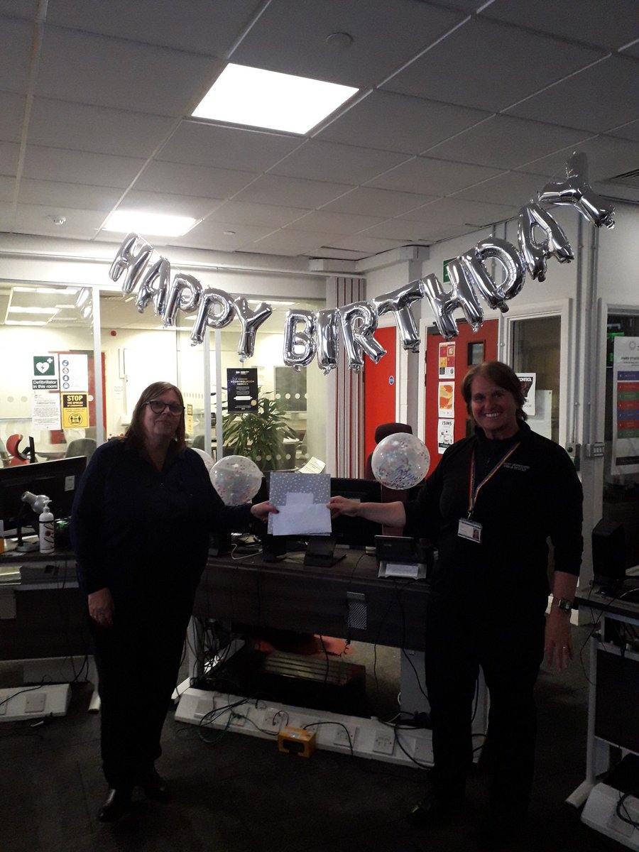 Quick presentation in Control for CM Di for her big birthday, a quiet minute whilst dealing with a make pumps 10