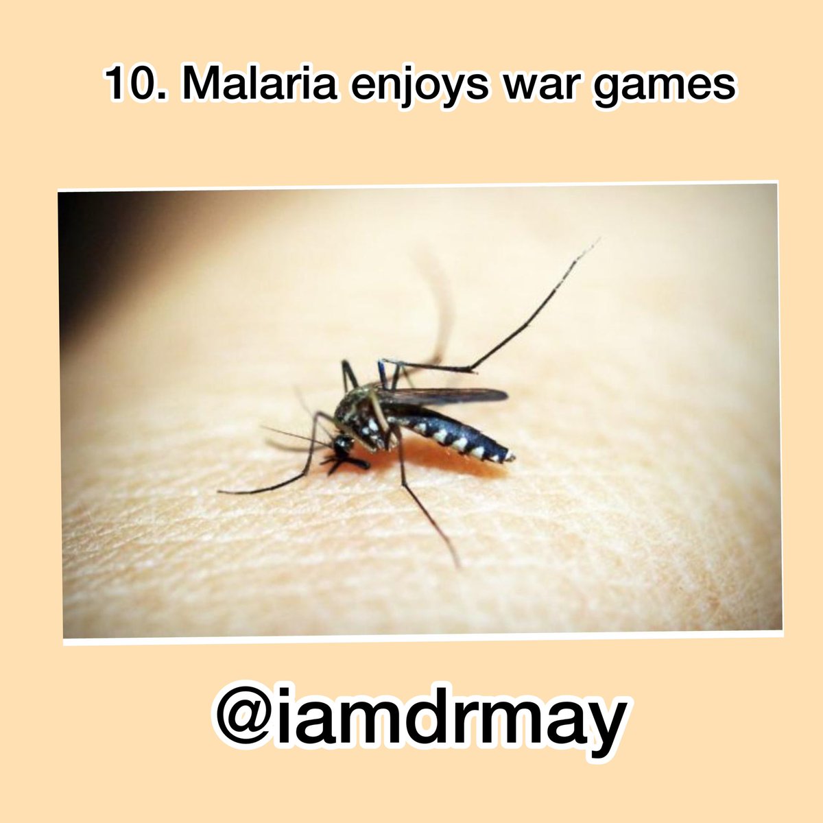 Malaria was devastating and deadly, even during wartime. Malaria even found its way into Operation Restore Hope and the Afghanistan and Iraq Wars. It’s still a war in sub Saharan Africa region like Nigeria  #WorldMalariaDay2021