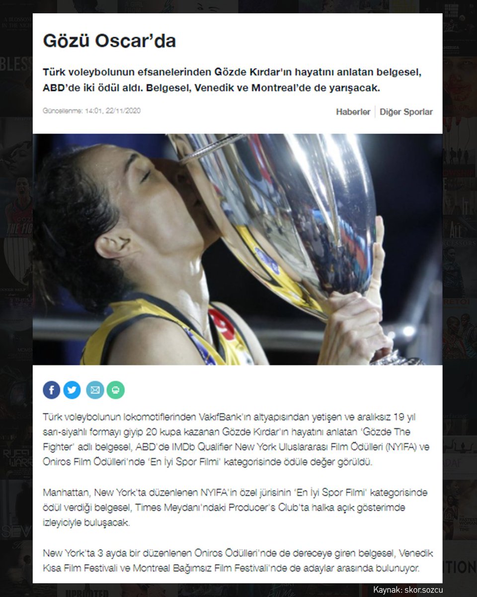 Oscar demişken🏆

 #GözdeTheFighter #Oscars  #OscarNoms