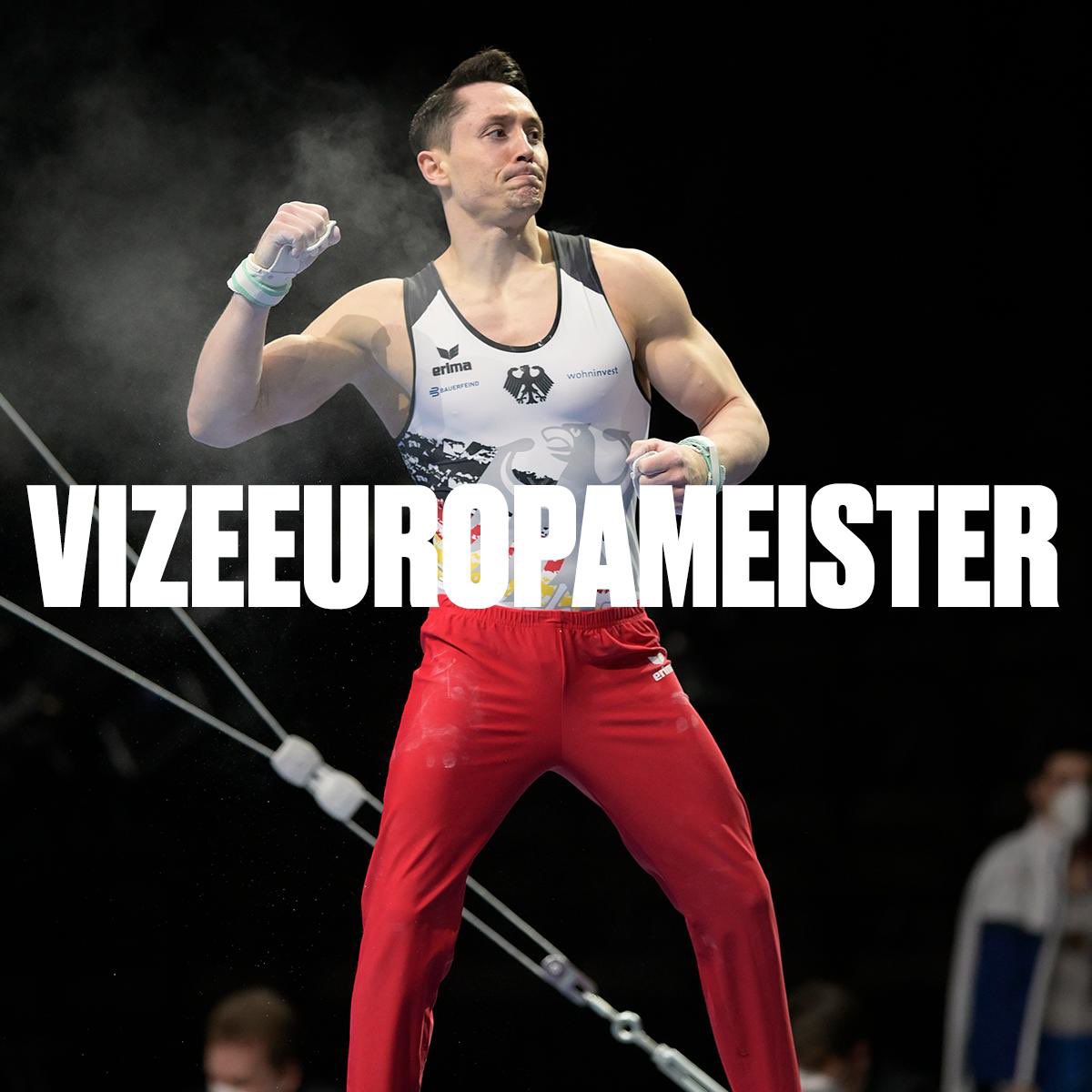 VIZE-EUROPAMEISTER 🥈 #andytoba #teamtoba @dtb_online @sporthilfe @bauerfeindag @PUMA @spiethgym @ultrasports_de