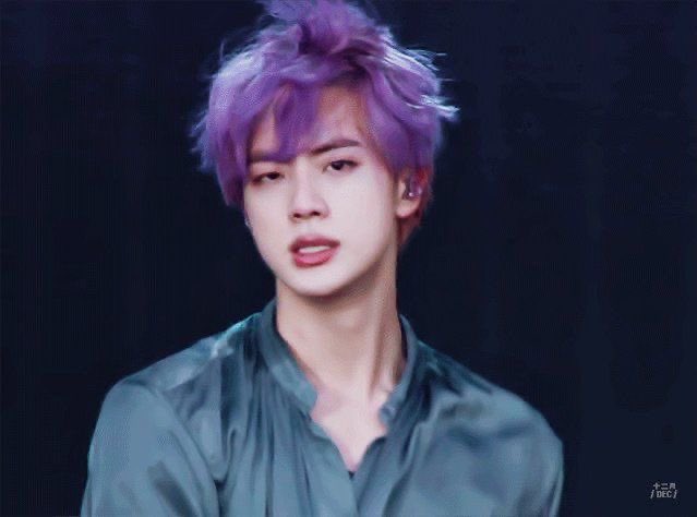Jin purple hair. Nothing more needs to be said.