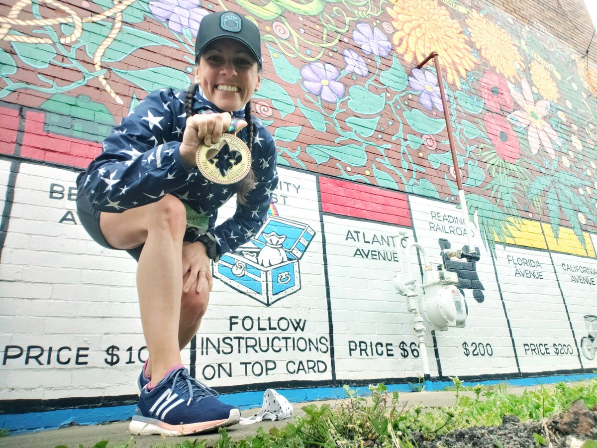 runSue19's tweet photo. April Fool's half marathon in Atlantic City! A great stroll on the AC boardwalk, Ventnor, Margate and Longport. Misty rain with crazy wind, but racing is back! #loveyourrun #teamULTRA #enjoyeveryray #ULTRAambassador #alteregorunning #hshive #runAC #MadeIn81 #Run40ThrowDown https://t.co/dh9Uzc3hlp