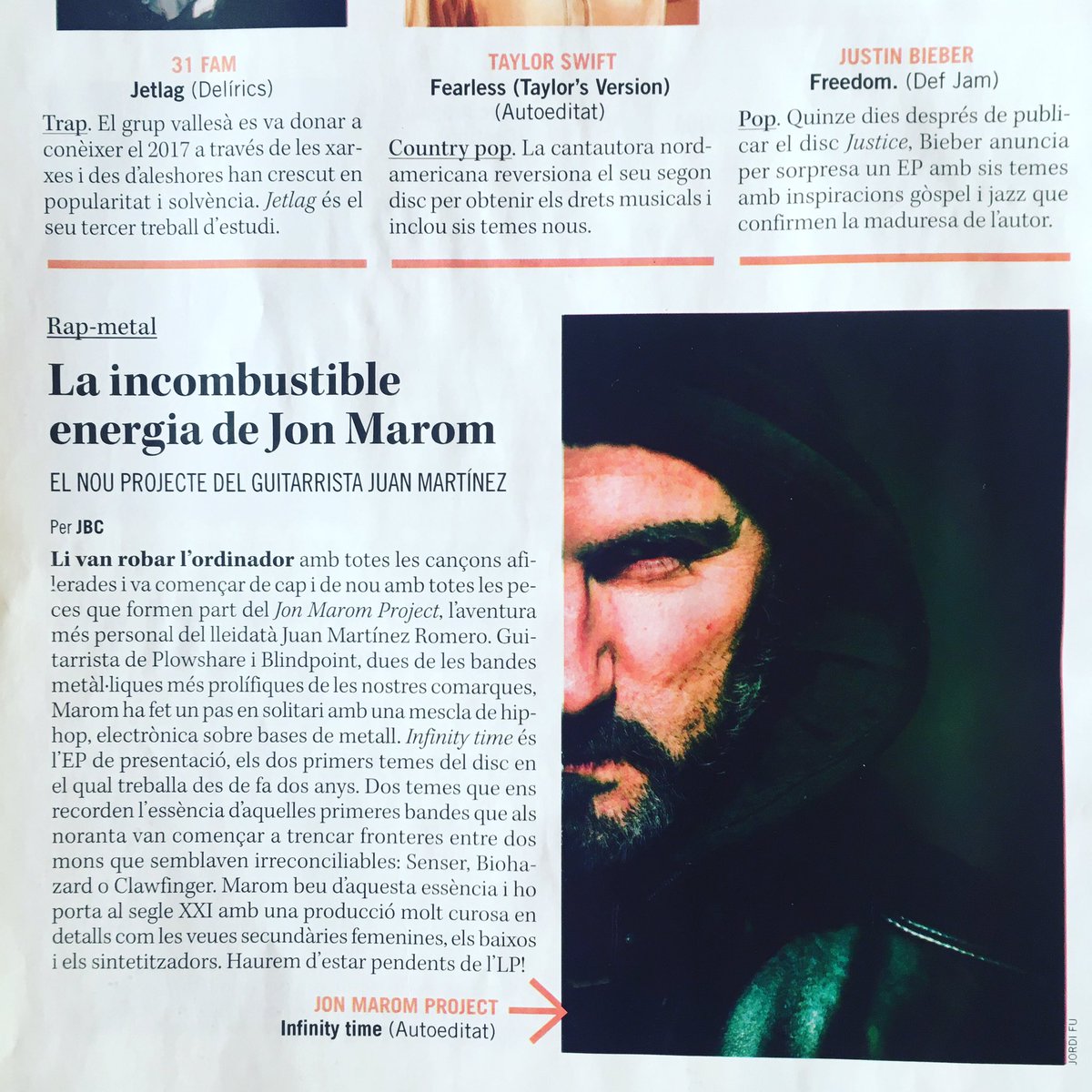 Todays news at <a href="/SEGREcom/">SEGRE</a> by <a href="/jaume_barrull/">Jaume Barrull Castellví</a> Phto by Jordi Fu #IndependentArtist #catalunya #lleida