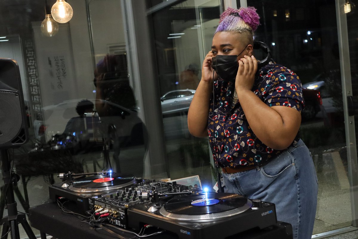 I spent some time at <a href="/BrittanysRecord/">Brittany's Record Shop</a> in <a href="/3rdSpaceCLE/">ThirdSpace Action Lab</a> for #bringyourownvinyl night. A pretty cool experience. #byov