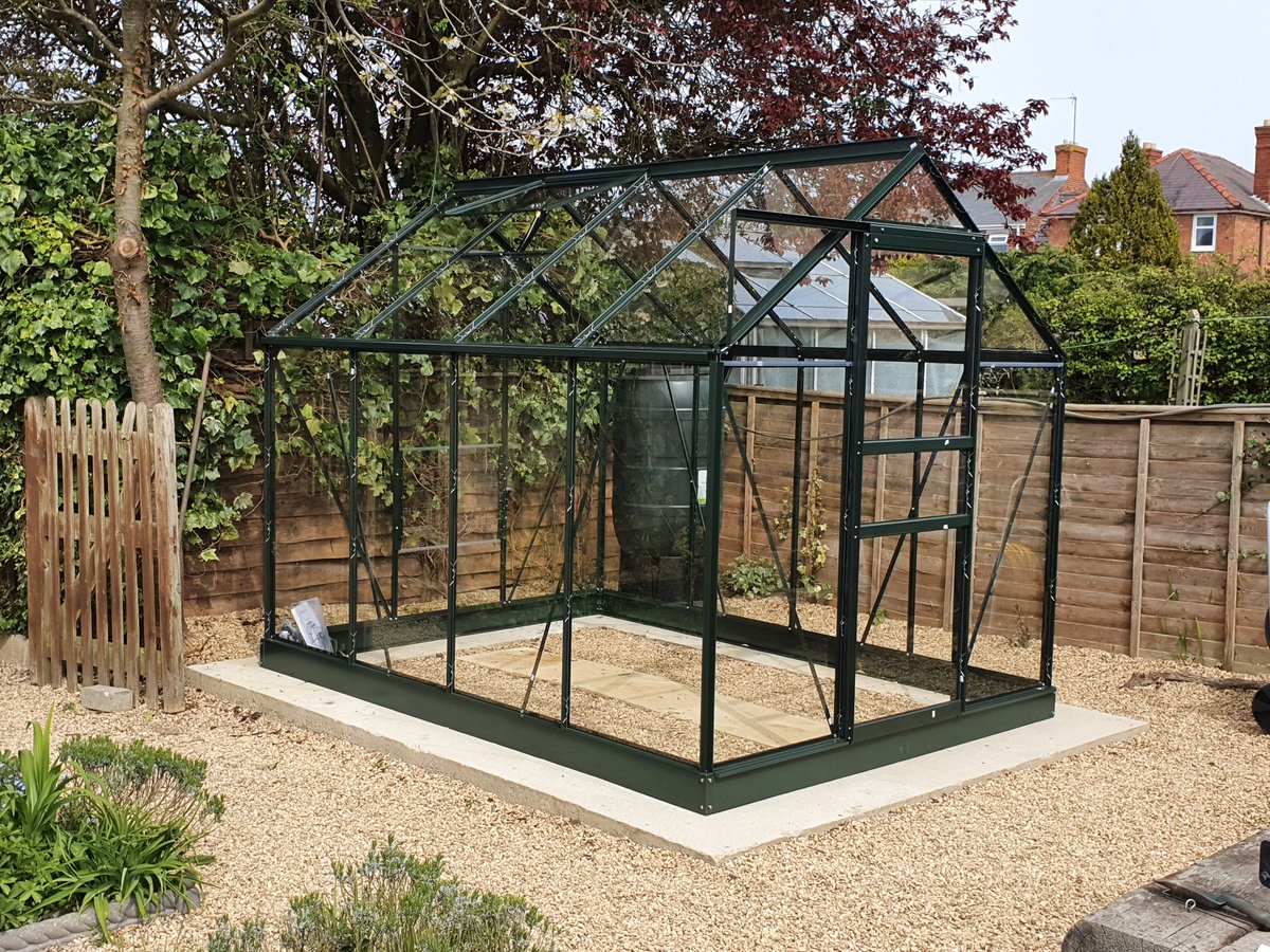 Yesterdays Installation Halls Popular 68 in Green with Toughened Glass Installed in Boston <a href="/JulianaGroupLtd/">Juliana Group Ltd Greenhouses</a>